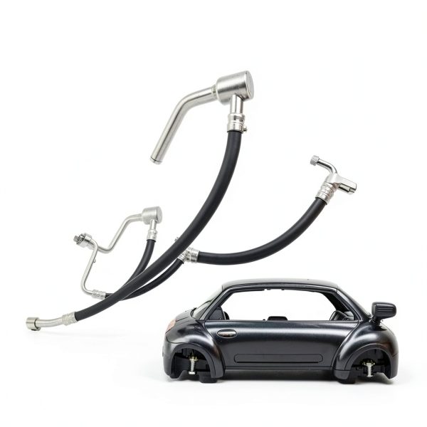 YINAVAGAD Air Conditioning Suction Hoses Silver Aluminum-1