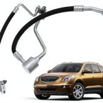 YINAVAGAD Air Conditioning Suction Hoses Silver Aluminum-0