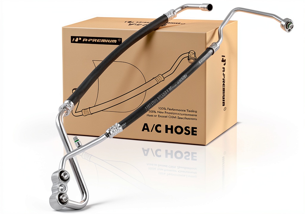 Installing A-Premium AC suction hose in a Dodge Ram engine bay
