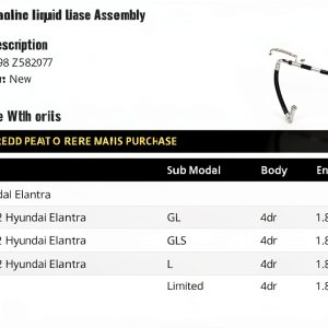 Hyundai Elantra AC Suction Hose Assembly by Marketplace Auto-0