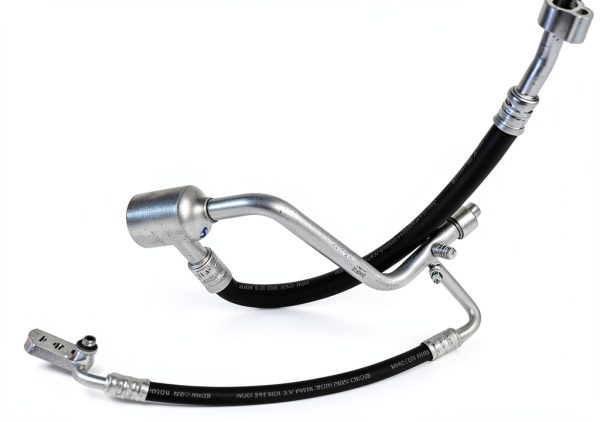 YINAVAGAD Air Conditioning Suction Hoses Silver Aluminum-6