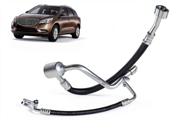 YINAVAGAD Air Conditioning Suction Hoses Silver Aluminum-7