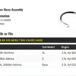 Marketplace Auto Parts AC Suction Hose for 2002-2006 Nissan Altima-0