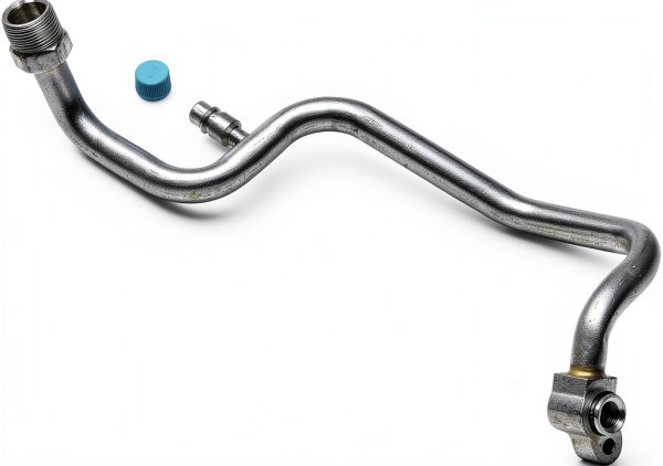 UAC Air Conditioning Suction Hose HA 111357C Silver Aluminum-0