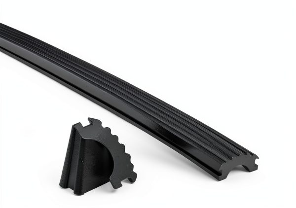Promenaid 5ft Flush Handrail Kit Black Indoor/Outdoor Pivot Brackets-5