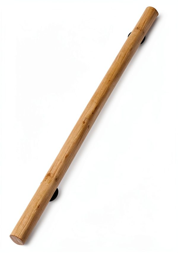 Wooden Stair Handrail JuneFanwei Burlywood 3‑5 FT Sturdy Wall‑Mount-5